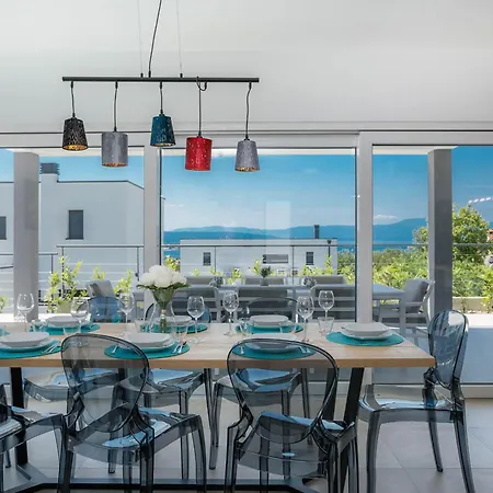 Deluxe With Swimming Pool, Whirlpool On The Roof Terrace With A Beautiful Sea View - By Traveler Tourist Agency Krk Id 2125 I * Sveti Vid-Miholjice