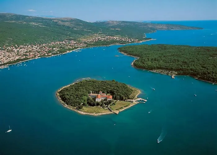 Deluxe With Swimming Pool, Whirlpool On The Roof Terrace With A Beautiful Sea View - By Traveler Tourist Agency Krk Id 2125 I