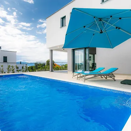 Villa Deluxe With Swimming Pool, Whirlpool On The Roof Terrace With A Beautiful Sea View - By Traveler Tourist Agency Krk Id 2125 I *
